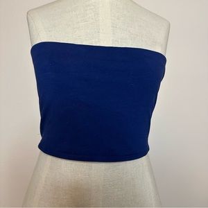 H&M navy cotton tube top